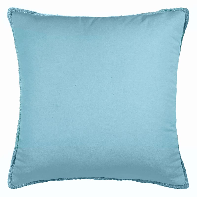 Cement Mix Blue 18x18 Inch Pillow *P, PL-10A