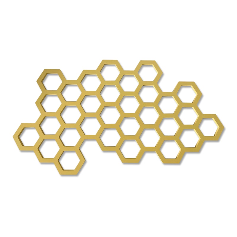 Acrylic paint holder for Honeycomb storage wall by