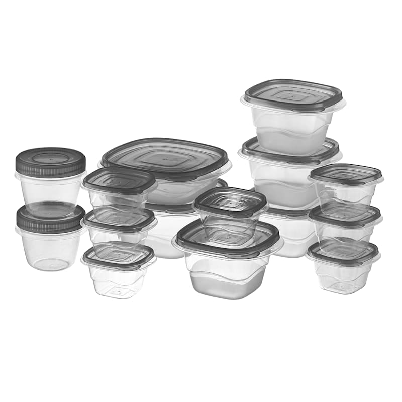 Black Plastic Food Storage Containers for sale