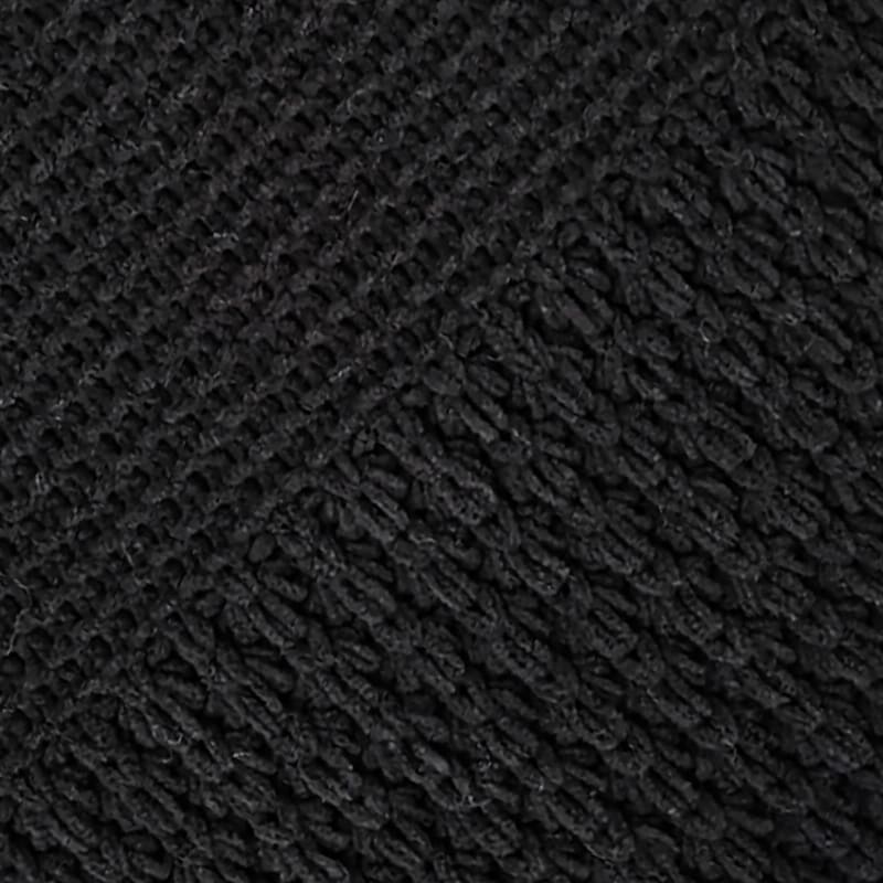 Providence Black Edge Knit Chenille Throw Blanket 50x60