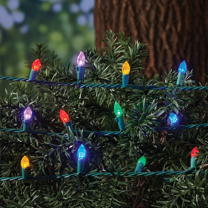 Christmas Tree Light Multi Colored String of 150 Lights Tested