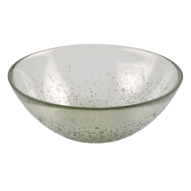 Found & Fable Glass Cereal Bowl, Aqua