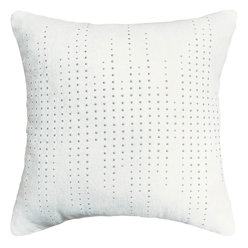Studded throw pillow clearance