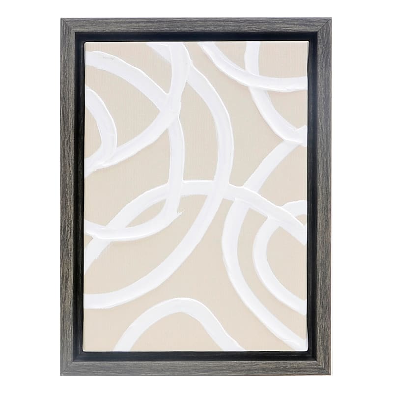 Found & Fable Abstract Lines Canvas Wall Art, 5x7