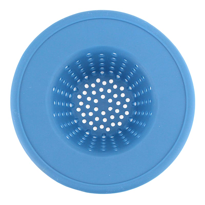 Silicone Sink Strainer, Blue, Sold by at Home