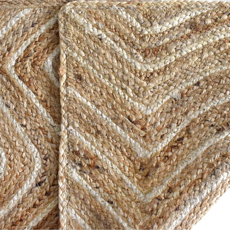 Honeybloom Denali Neutral Flatweave Area Rug, 5x7, Jute Sold by at Home