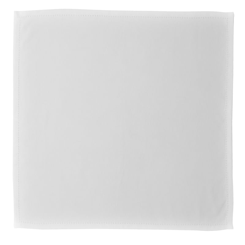 Set of 8 White Cloth Napkins, Cotton Sold by at Home