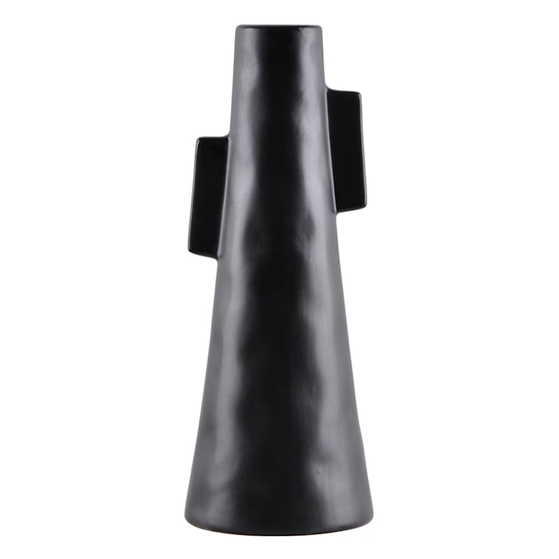 Tracey Boyd Black Ceramic Vase, 14.5"