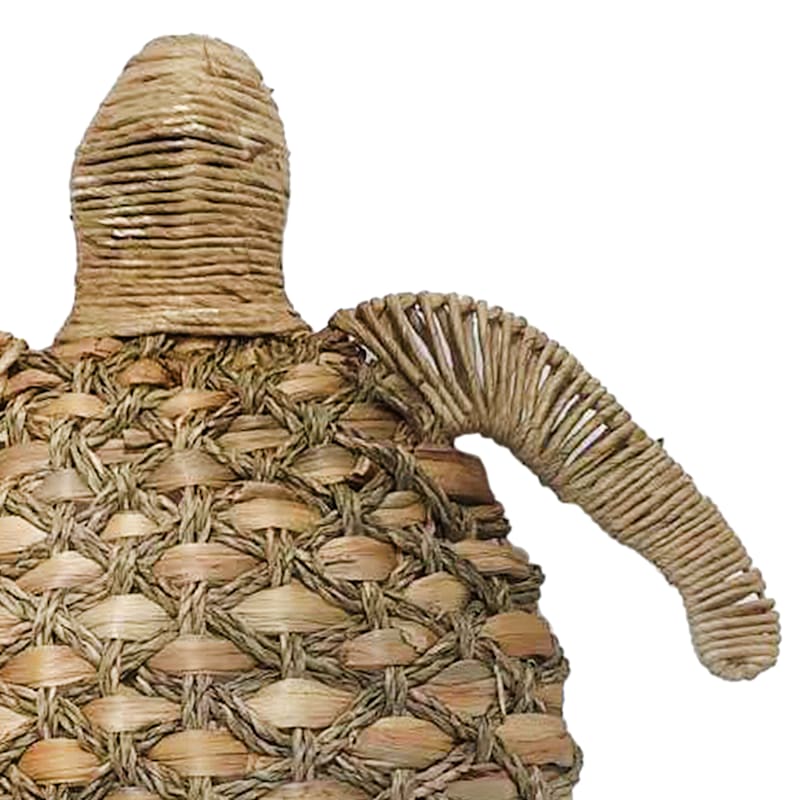 Ty Pennington Water Hyacinth Turtle Outdoor Wall Decor, 19"