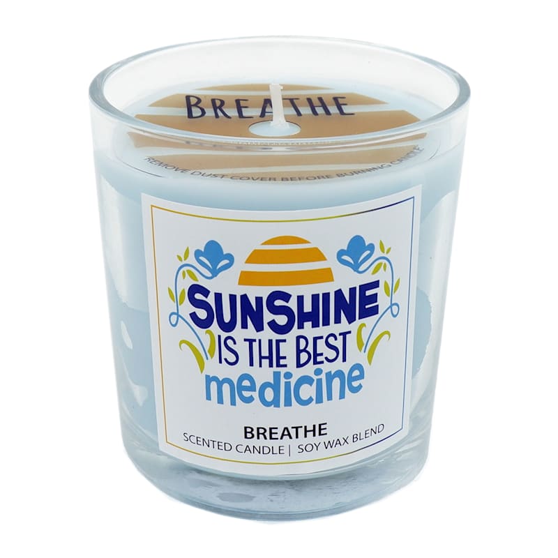Breathe Scented Glass Jar Candle, 6oz