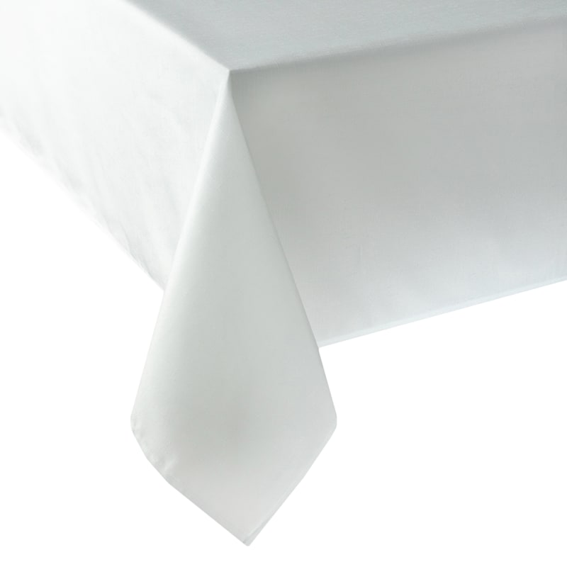 Faro White Tablecloth, 60x104