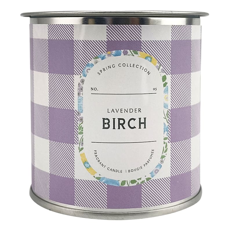 Lavender Birch Scented Jar Candle, 6.5oz