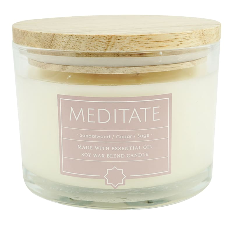 Found & Fable Meditate Scented Jar Candle, 16oz