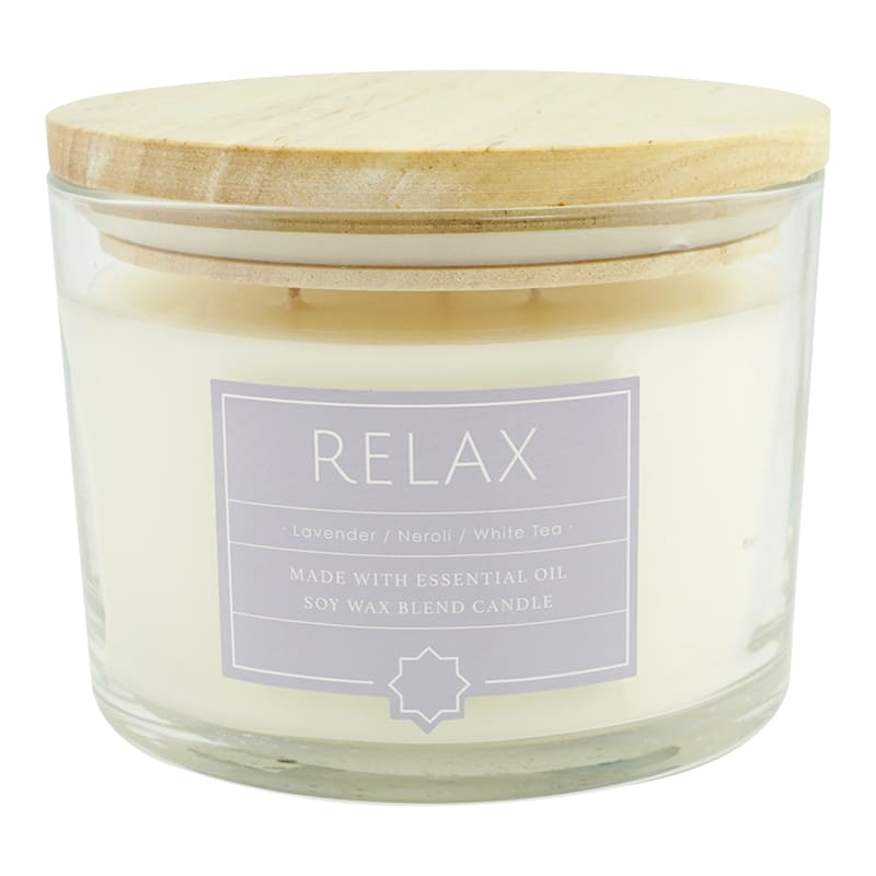 Found & Fable Relax Scented Jar Candle, 16oz