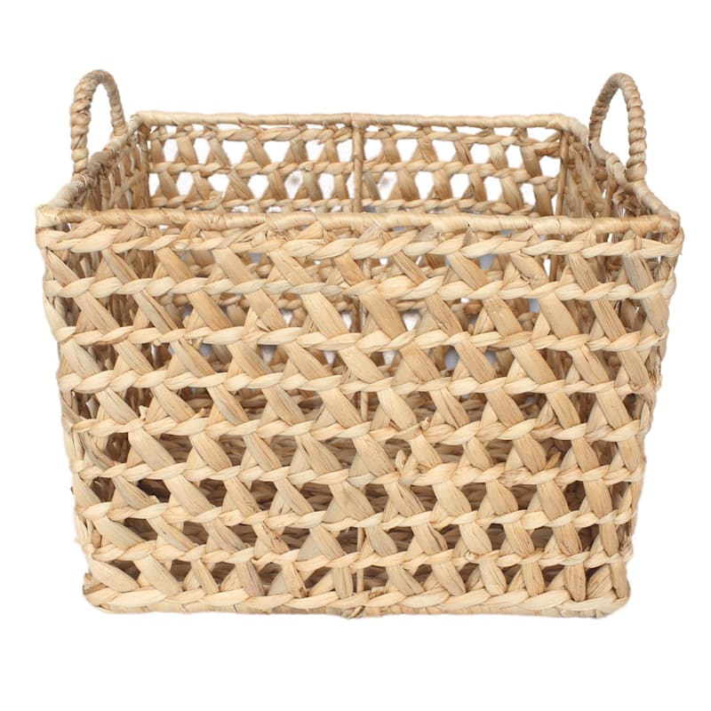 Providence Water Hyacinth Storage Basket, Small