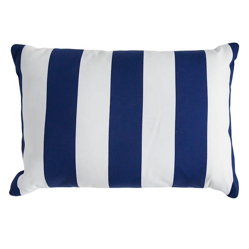 Relaxed Striped Lumbar Pillow