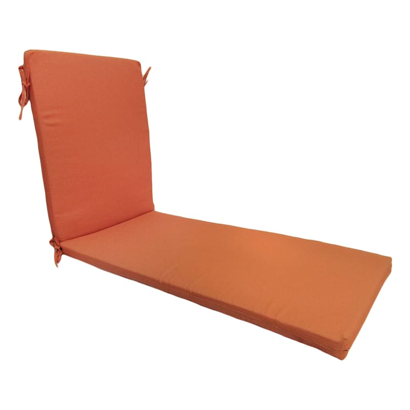Terracotta Outdoor Basic Chaise Lounge Cushion