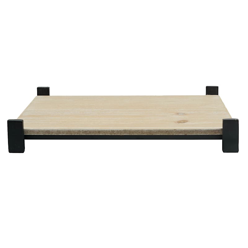 14X12 Metal Wood Tray