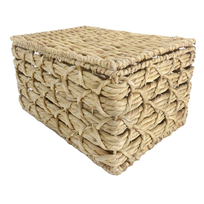 Found Fable Kai Triple X Twist Lidded Storage Basket Large