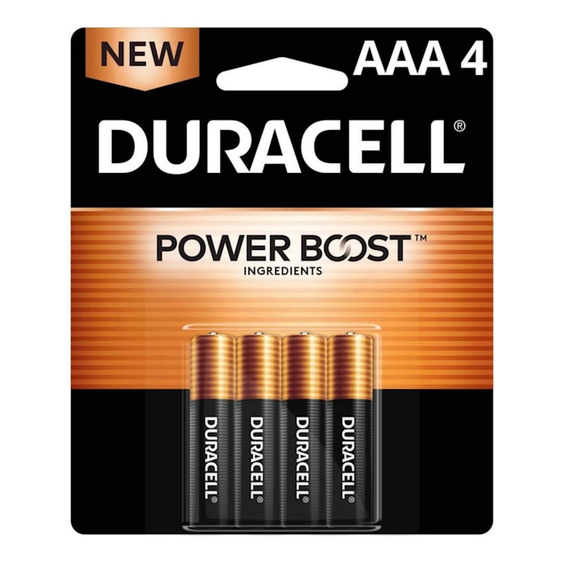 Duracell AAA Batteries, 4 Pack