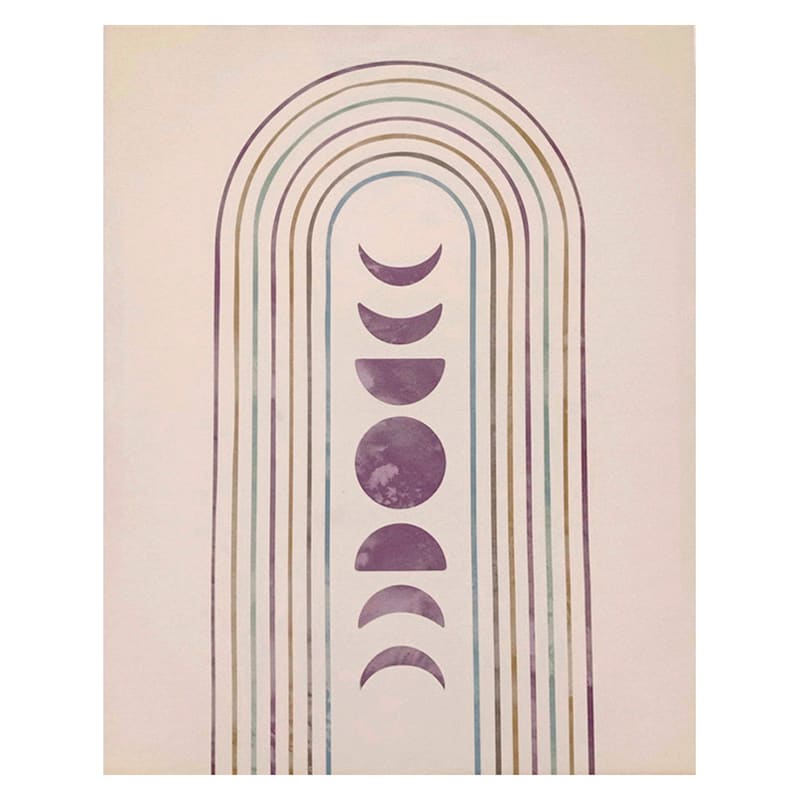 Moon Phases Canvas Wall Art, 16x20