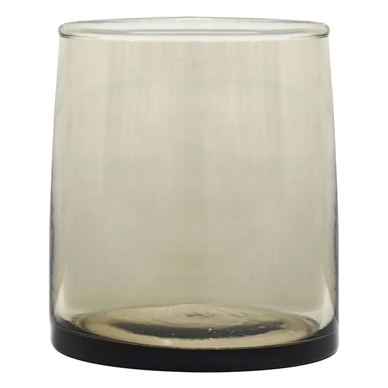 Ty Pennington Amber Double Old Fashioned Glass