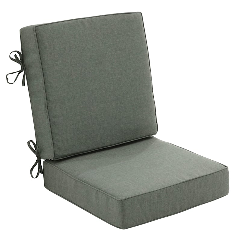 Green Deep Seat Outdoor Cushion Set