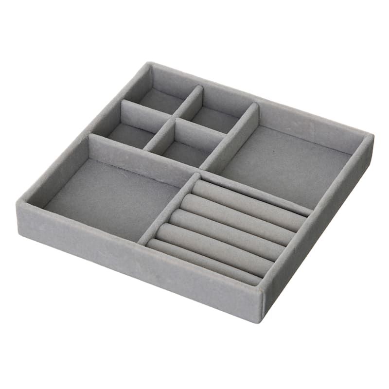 at Home Jewelry Clear Organizer Box