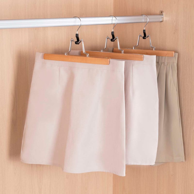 Wooden Dress Clothes Short Hanger