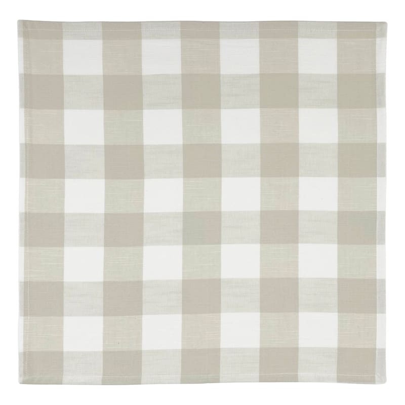 Honeybloom Set of 4 White Cloth Napkins, Cotton Sold by at Home