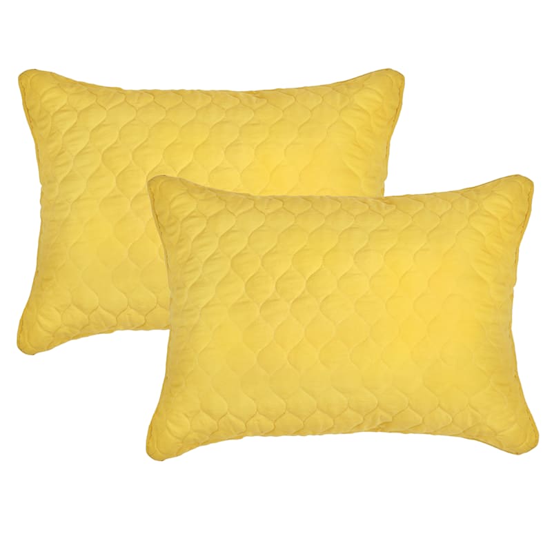 Honeybloom 3Piece Yellow Quilt Set, King