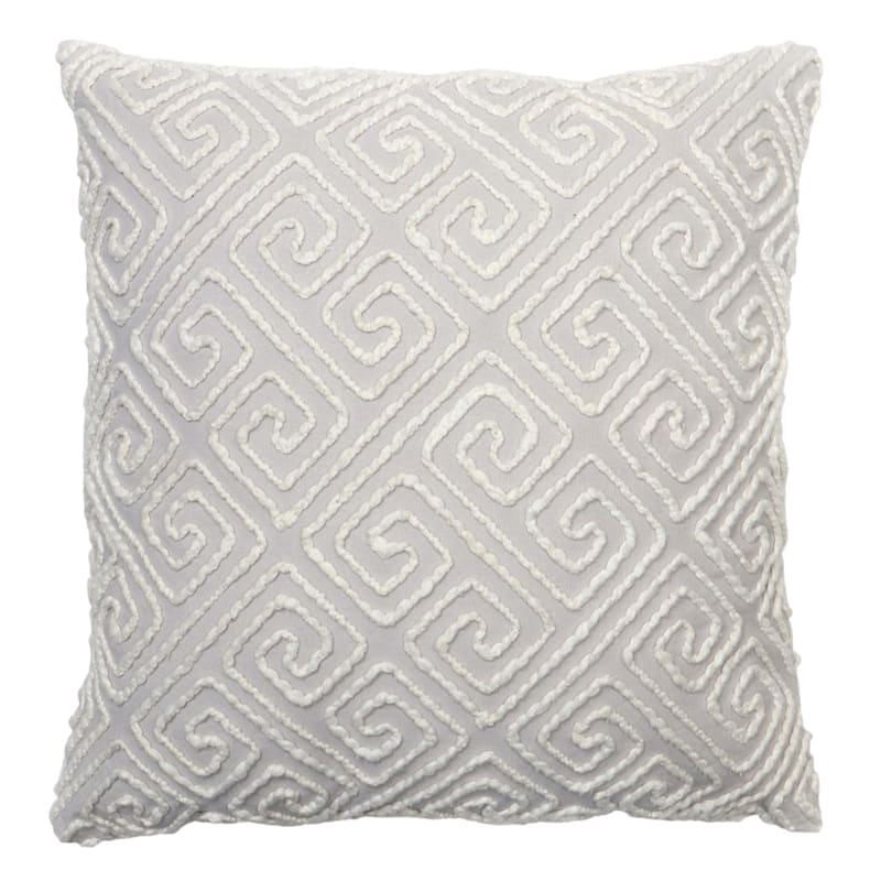 Greek key hotsell throw pillow