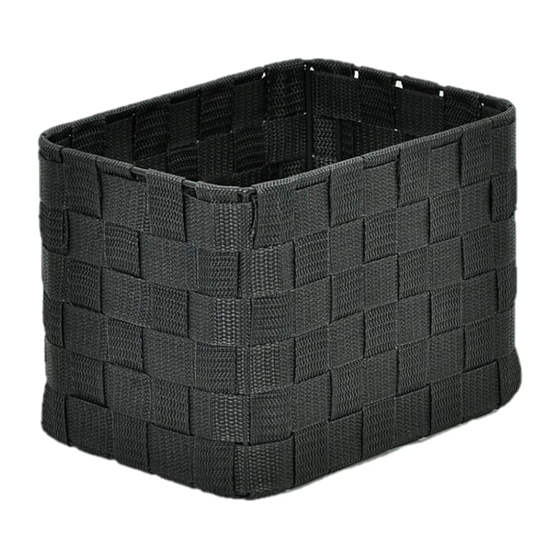 Grey Weave Storage Basket, Small