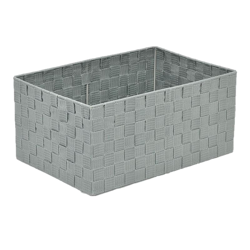 Grey Weave Under the Bed Storage Basket, Medium