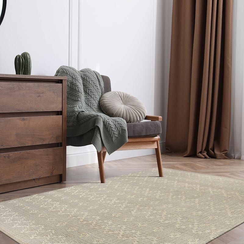 Honeybloom Denali Neutral Flatweave Runner, 2x7, Jute Sold by at Home