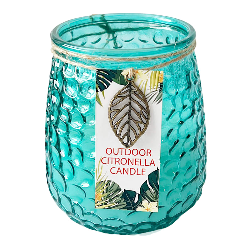 2Wick Blue Citronella Jar Candle, 18oz