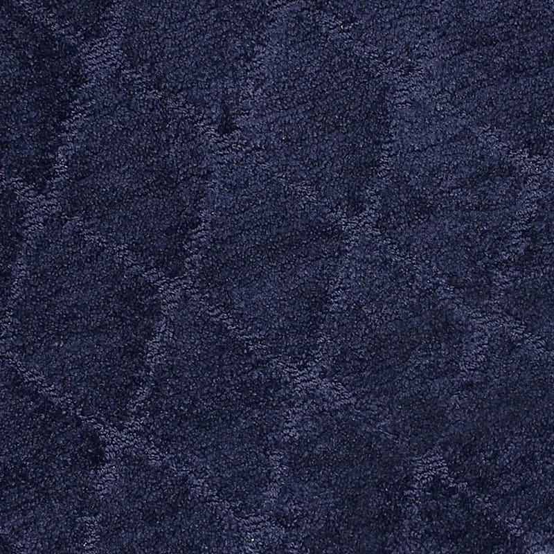 Bliss Navy Blue Diamond Bath Mat 20x30 At Home