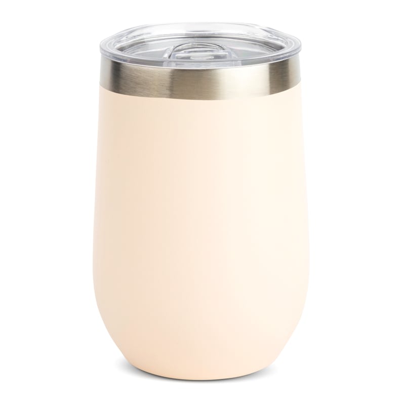 Tan Wine Tumbler, 14oz, Brown, Stainless Sold by at Home