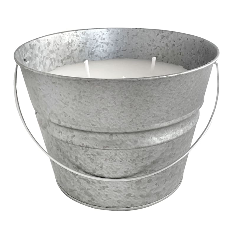 Citronella Galvanized Metal Bucket Candle, 28oz