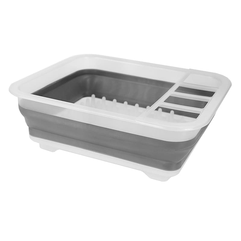 Collapsible Dish Rack, Clear