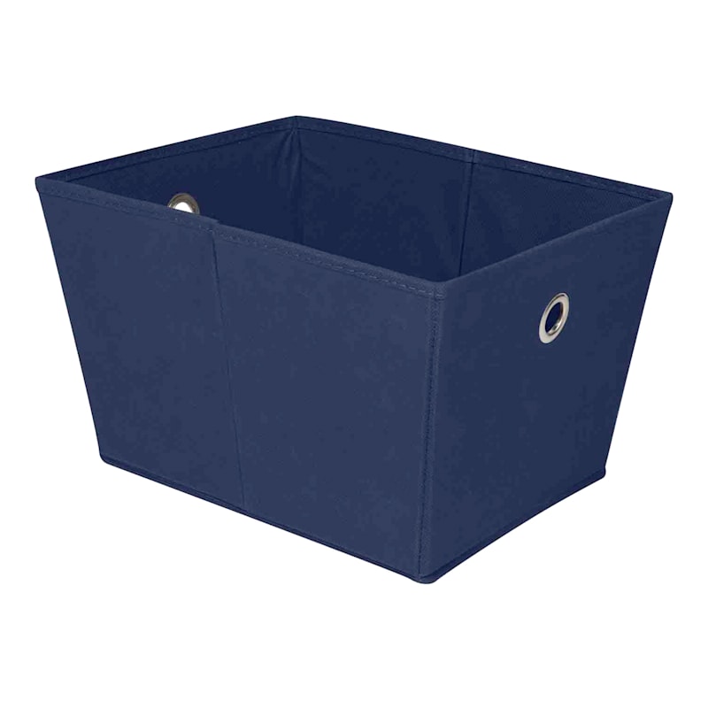 Hefty Smoke Blue Hi-Rise Storage Bin, 68l