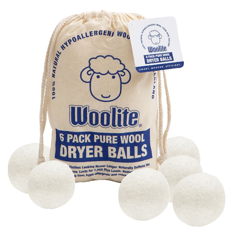 6-Piece Wool Dryer Ball Set