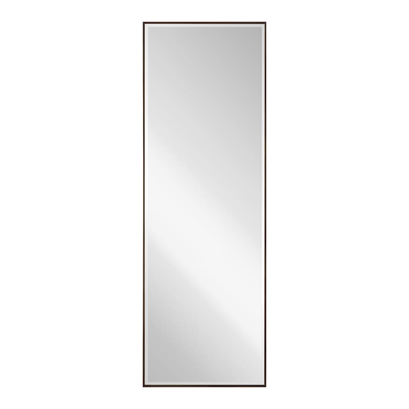 Brown Thin Framed Leaner Mirror, 24x70