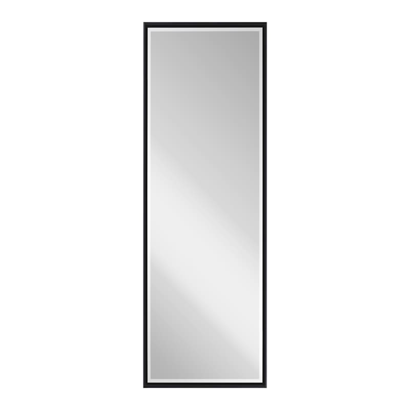 Black Thin Framed Leaner Mirror, 24x70