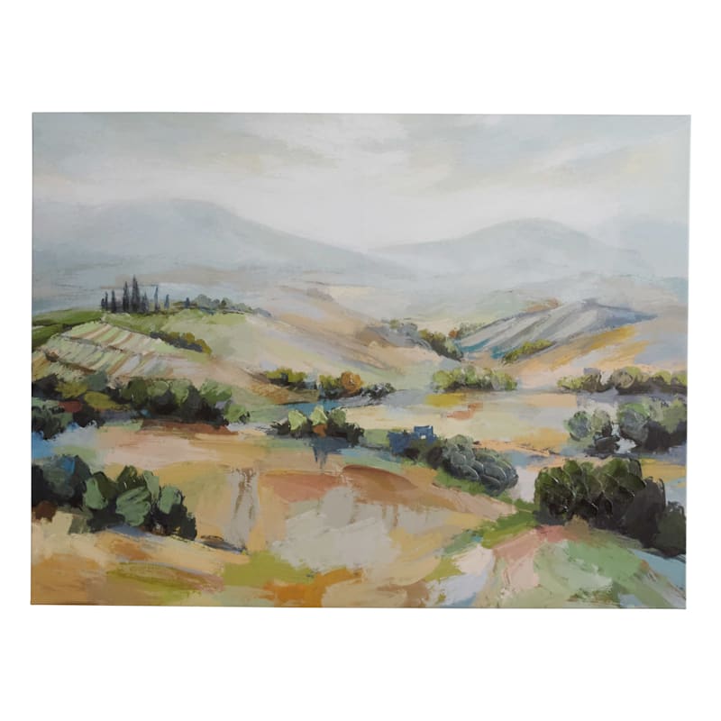 Honeybloom Rolling Landscape Canvas Wall Art, 40x30