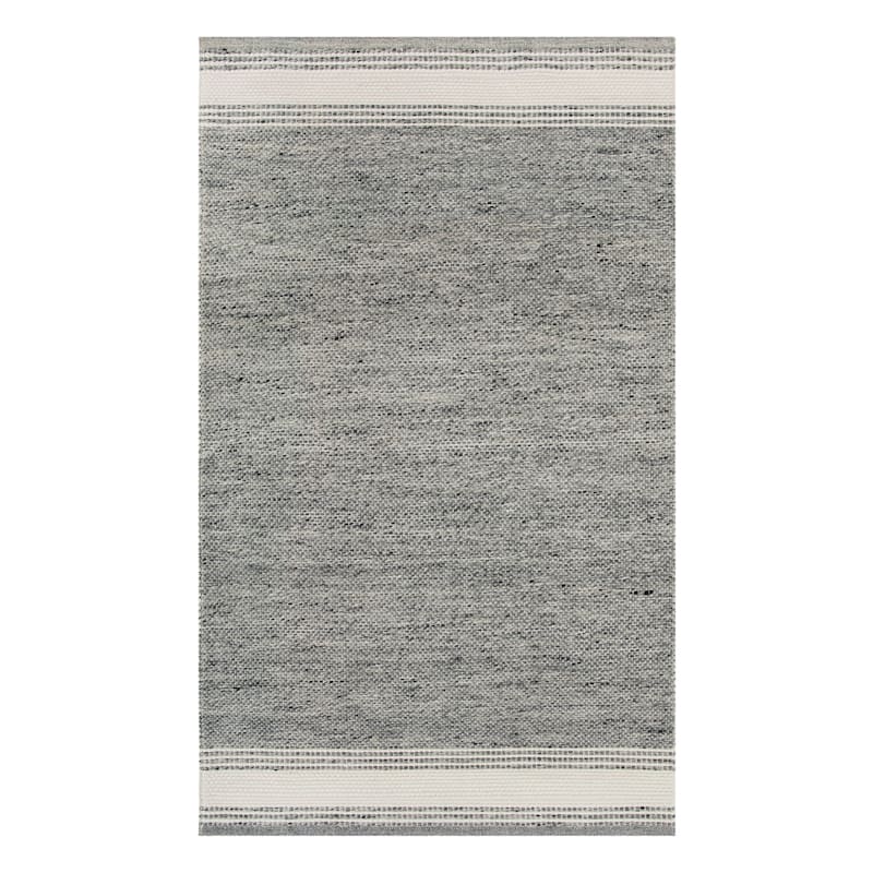 ACME Furniture trigon rug 140cm×200cm A499) Ty Pennington Thornton Grey Woven Accent Rug, 3x5