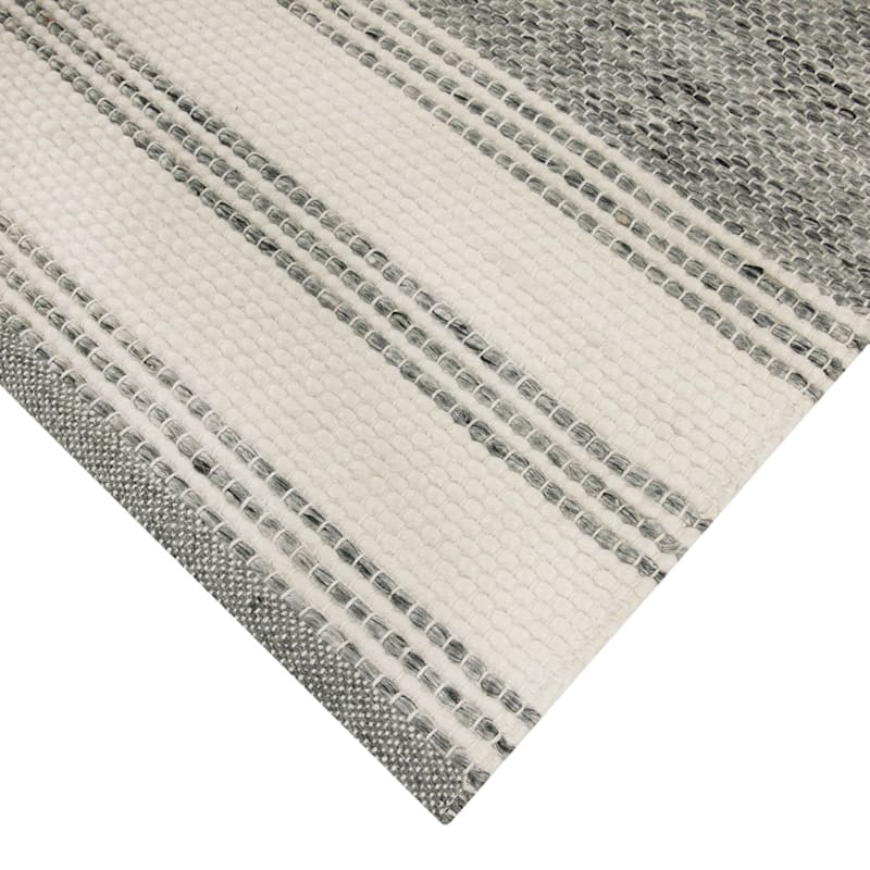 (A499) Ty Pennington Thornton Grey Woven Accent Rug, 3x5