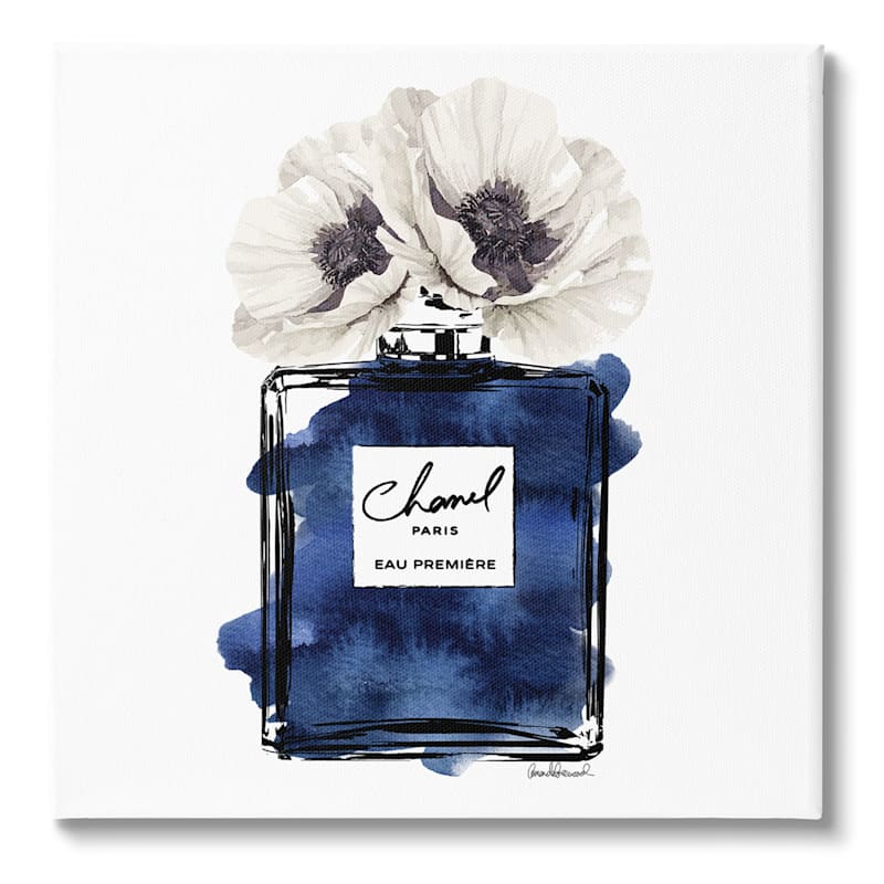Luxury Perfume & Blooms Canvas Wall Art, 10"