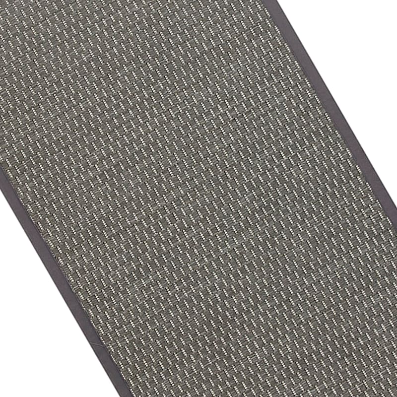 Tonal Light Grey PuffBack Washable Kitchen Mat, 21x34