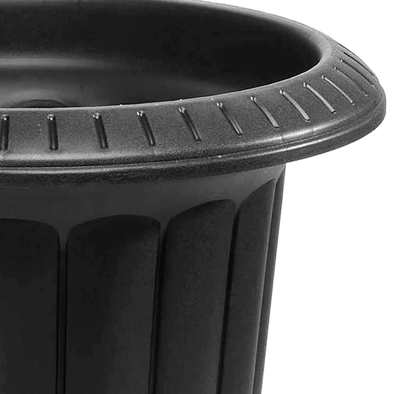 Classic Black Urn Outdoor Planter, Large